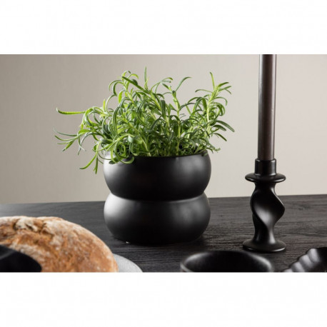 Dapne Pot - matt must - 16*16*13cm