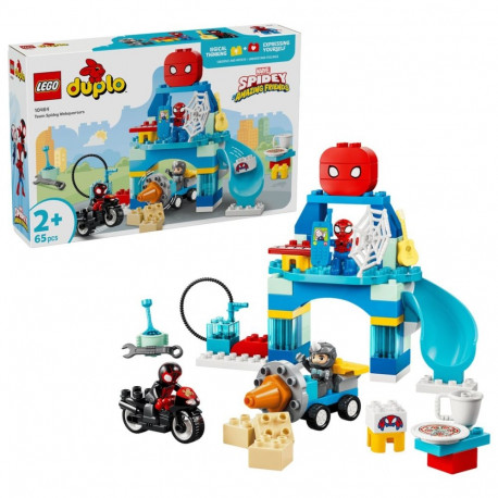 Toy Building Set - LEGO DUPLO 10464 Team Spidey Webquarters 65 Pieces 3 Minifigures Red/Blue