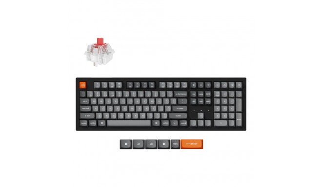 Keyboard - Keychron K10 Max RGB Wireless, Black