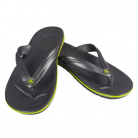 Klapki Crocs Crocband Flip grafitowo-zielone 11033 0A1