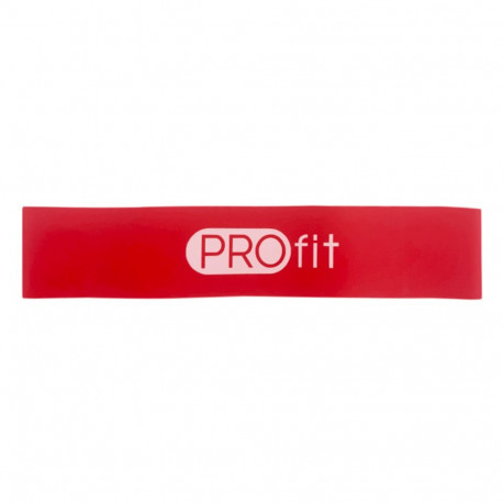 Profit treeningkumm Mini Band 50cm x 5cm x 0,6mm, punane