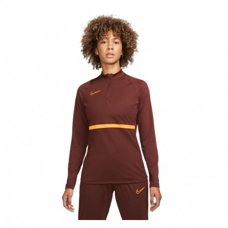 Bluza damska Nike Dri-FIT Academy 21 Drill Top brązowa CV2653 273