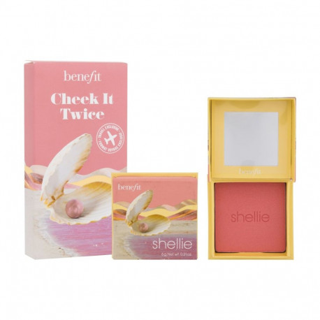 Benefit Shellie Blush (6ml) (Warm Seashell-Pink) (Blush 2 x 6 g)