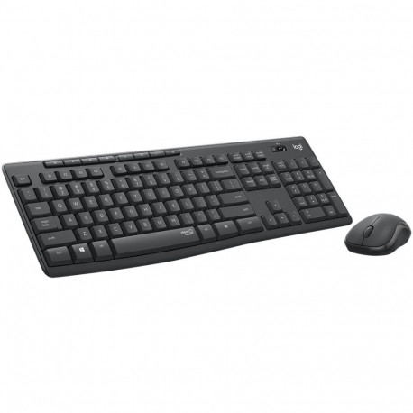 Klaviatuur hiirega Logitech MK295 SWE Silent, must