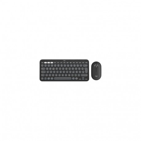 Logitech 920-012203 keyboard Mouse included Universal RF Wireless + Bluetooth QWERTZ German Graphite