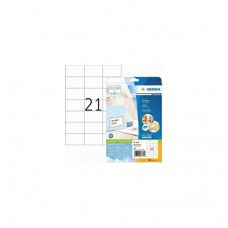 "HERMA Etiketten Premium A4 weiß 70x42,3 mm Papier 210 St."