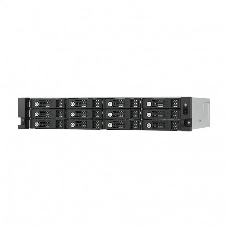 "QNAP TL-R1200PES-RP 12-bay 2U rackmount PCIe interface SATA JBOD expansion enclosure 6,35/8,89cm 2,