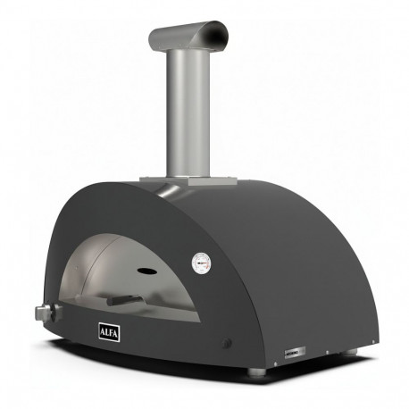 Alfa Forni pitsaahi Moderno 3 Pizze Hybrid, kiltkivihall
