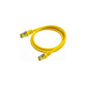 "Python Patchkabel m. Cat.7 Rohkabel Nylongefl. gelb 2m"