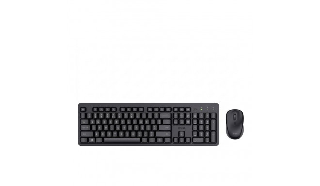 "Trust Ody II Wireless Keyboard & Mouse Black DE"