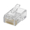 EFB modulaarpistik DEC UTP E-MO 6/6 SF VPE 100