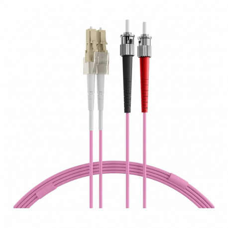 "EFB Duplex Patchkabel LC-ST OM4 5m LSZH 2mm erikaviolett"