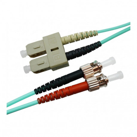 "EFB Duplex Patchkabel SC-ST OM3 0,5m LSZH 3mm aqua"