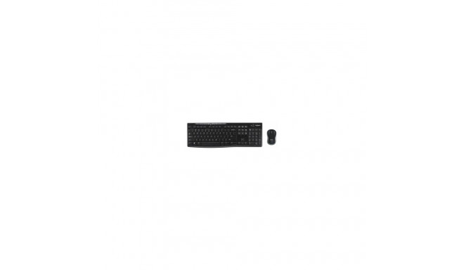 Logitech Mouse and Keyboard Set MK270 - US Layout - Black