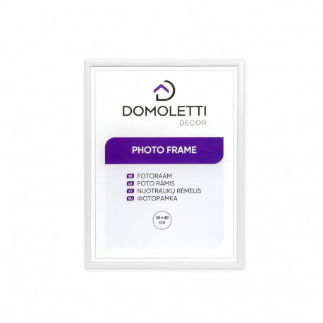 FRAME AURA 30X40CM DOMOLETTI WHITE
