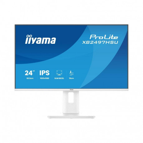 Monitor - iiyama ProLite XB2497HSU-W1 24-Inch Full HD IPS 1 ms 350 cd/m² White