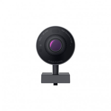 Webcam - Dell UltraSharp WB7022 4K HDR, AI Auto-Framing, Noise Reduction, Black