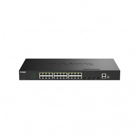 Networking Switch - D-Link DGS-1530-28P 24-Port Gigabit PoE, 4-Port 10G SFP+, Black