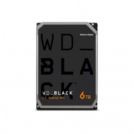 HDD - Western Digital Black Schwarz 6TB 3.5" SATA Internal Hard Drive - Black