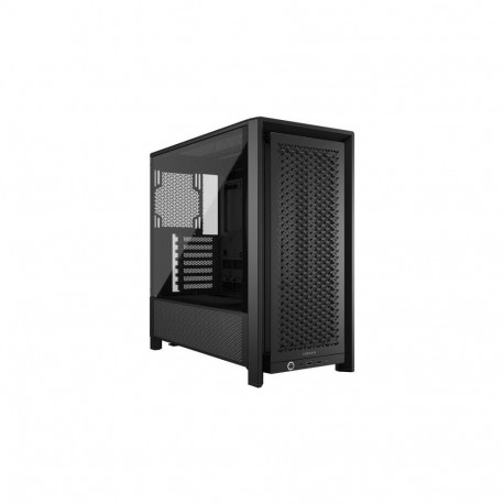 Computer Case - Corsair 4000D ATX Mid Tower Case, Supports 2x 140mm Fans, Black