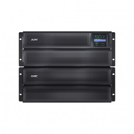 UPS - APC Smart-UPS SMX2200RMHV2U 2200VA Backup Power, LCD Display, Black