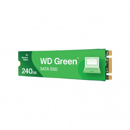 Solid State Disk - Western Digital Green WDS240G3G0B 240GB 400–730 MB/s Internal SSD Black
