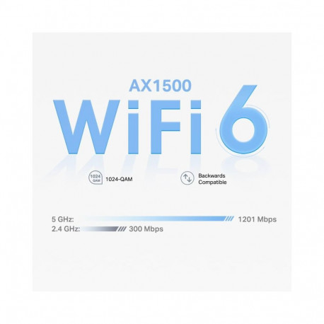 Networking Equipment - TP-Link Deco X1500 Wi-Fi 6 Mesh Access Point, 1.5 Gbps, 5,000 Sq Ft Coverage,