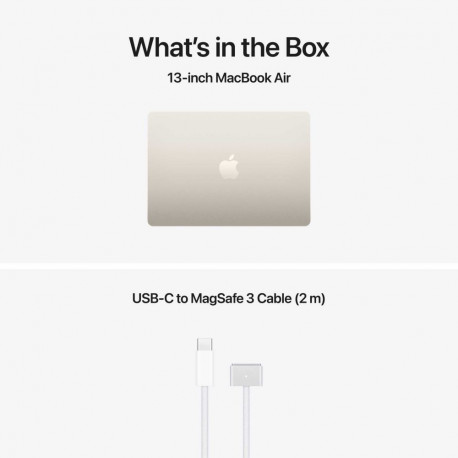 Apple MacBook Air 13,6 Retina M5 16GB 512SSD EN Starlight MDHA4ZE/A