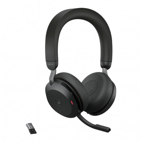JABRA EVOLVE2 75, Link390a MS Stereo Black, EVOLVE2 75 headset Black MS, Link 380 BT adapter USB-A M