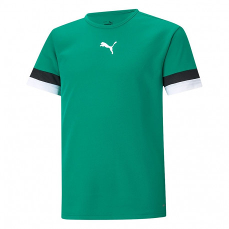 Koszulka dla dzieci Puma teamRISE Jersey Jr zielona 704938 05