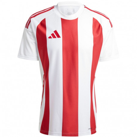 Adidas meeste särk Striped 24 Jersey IW2142, valge-punane
