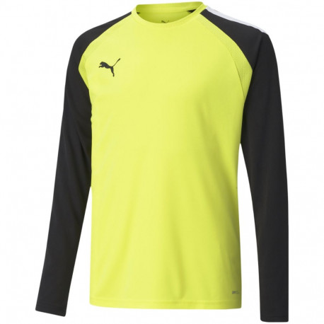 Puma laste väravavahi särk teamPACER GK LS Jersey 704939 42, neoonkollane