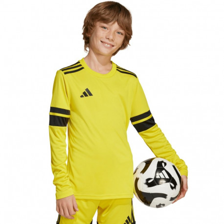 Adidas laste pika varrukaga särk Squadra 25 JJ0043, kollane