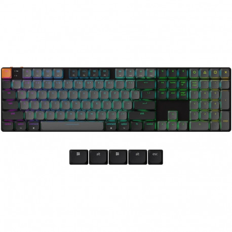 Keychron klaviatuur K5 v2 QMK/VIA vahetatavate lülititega Super Red (K5X-H1)
