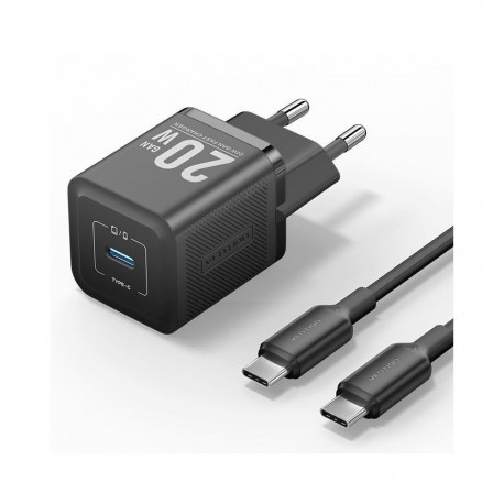 VENTION seinalaadija TZ-FEPB0-EU-01 20W USB ja kaabliga (6922794786233)