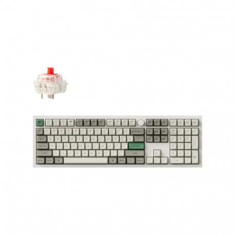 Keychron klaviatuur Q6 MAX Q6M-P1 juhtmevaba RGB, valge