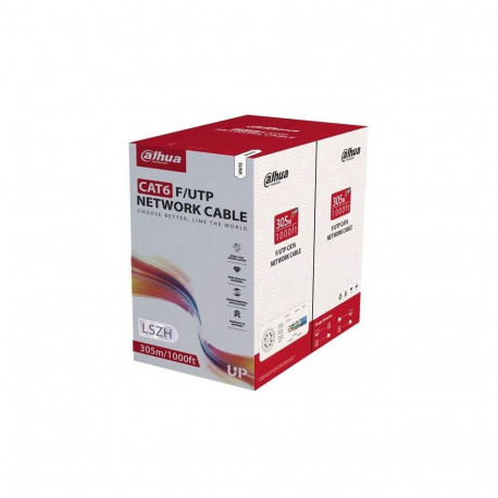 DAHUA kaabel PFM923I-6FN-CD-WHITE CAT6 UTP 305M, valge
