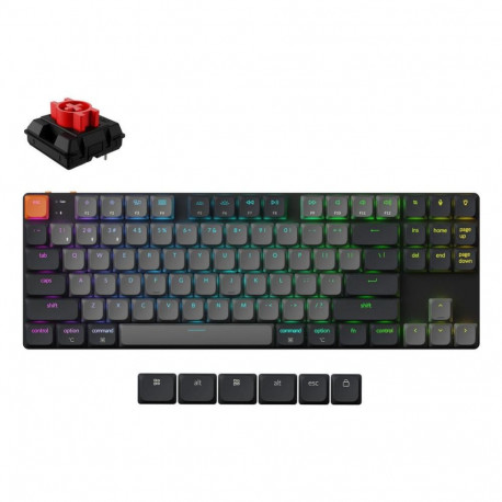Keychron klaviatuur K1X-B1 juhtmevaba RGB, must