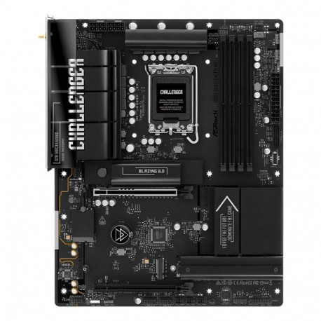 ASROCK emaplaat B860 LGA 1851 (Socket V1) ATX DDR5-SDRAM 4x pesa Wi-Fi jah Bluetooth jah 1x M.2 (M) 