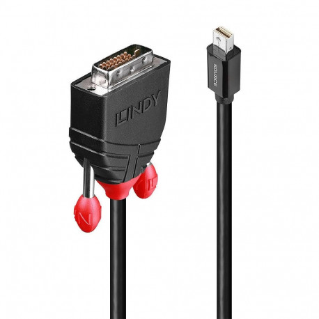 CABLE MINI DP TO DVI 3M/BLACK 41953 LINDY 41953 (4002888419536)