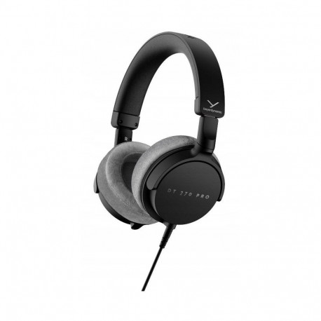 Beyerdynamic DT 270 PRO Compact Over-Ear Studio Headphone with dual-sided cable connector (detachabl