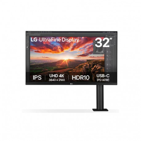 LG 32" 32UN880K-B UHD 4K Ergo HDMI DP USB IPS 16:9 black