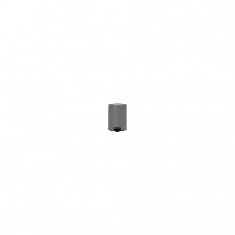 BRABANTIA atkritumu tvertne ar pedāli NewIcon  5L  Mineral Concrete Grey 126284