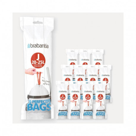 BRABANTIA atkritumu tvertņu maisiņi 20-25 l  (J)  20 gab 115585