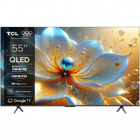 TCL teler 55T8C 4K UHD (2160p), harjatud metall