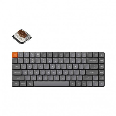 Keychron klaviatuur K3 Max madala profiiliga Gateron, pruun