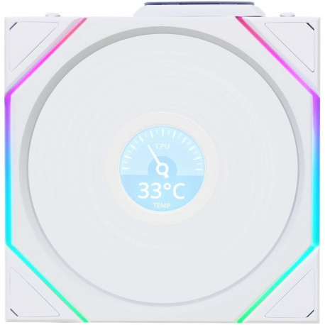 Lian Li UNI FAN TL Wireless LCD 120 white (12TLLCD1W1W)
