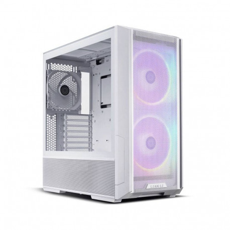 Lian Li miditorn LANCOOL 216 läbipaistev, valge