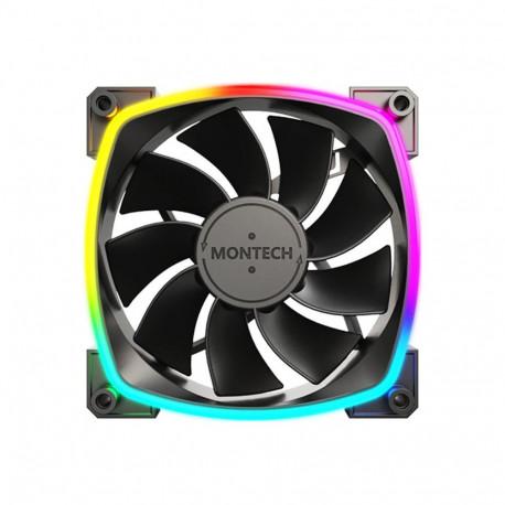 Montech RX120 PWM ARGB fan - 120mm  black