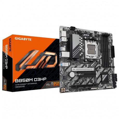 GIGABYTE emaplaat B850M D3HP AMD Ryzen 9000 Series protsessoritele 5+2+2-faasiline digitaalne VRM ku